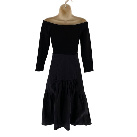 Tuckernuck | NEW Marissa Off The Shoulder Midi Dress in Black Size XS - Picture 6 of 9